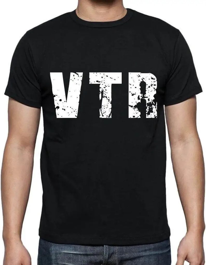 Herren Grafik T-Shirt Vtr Öko-Verantwortlich Vintage Jahrgang Kurzarm Lustige Druck Geburtstag Geschenk Mann