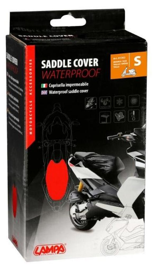 Lampa 91252, Teilkasko, Motorrad, Schwarz, 550 mm, 670 mm, Produktbild 