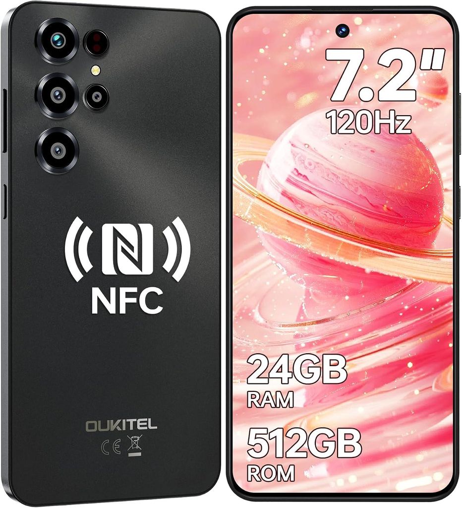 OUKITEL C68, smartphone senza contratto, 24 GB (8+16) + 512 Immagine del prodotto 
