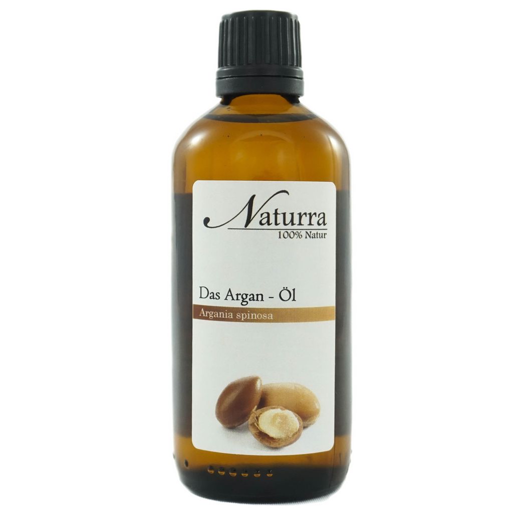 Arganöl Bio 100ml – kaltgepresst unraffiniert nativ – Premium Pflegeöl im Glas von Naturra - für Haut & Haare – Naturkosmetik Argania Spinosa
