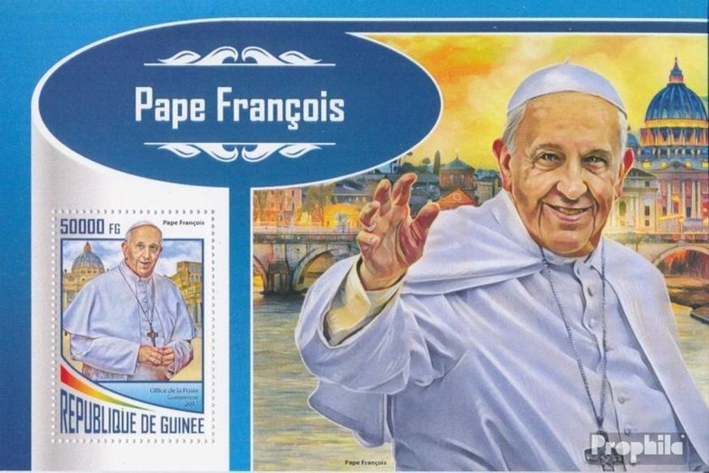 Briefmarken Guinea 2017 Mi Block 2846 (kompl. Ausgabe) Produktbild 