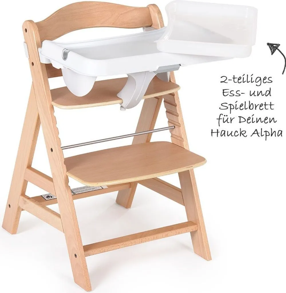 Tablette Repas pour Chaise Hauck Alpha : Idéal pour l'Autonomie Bébé - 12