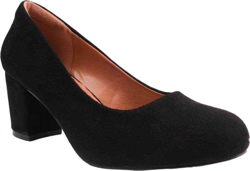Where ́s That From - Damen Pumps "Melrose", Wildleder WM412 (41 EU Weit) (Schwarz)