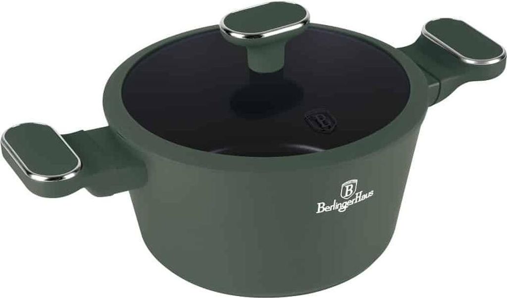 Mattgrner Topf Berlinger Haus BH8202 mit Deckel