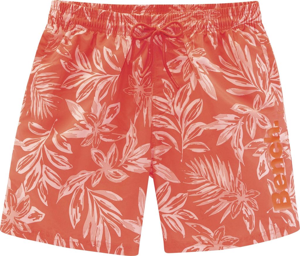 Bench Badeshorts orange bedruckt Größe XXL