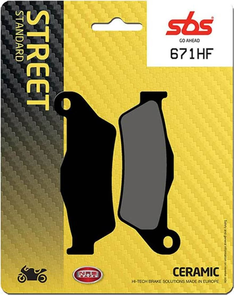Bremsbelag SBS 671HF (Satz pro Scheibe) Street Ceramic