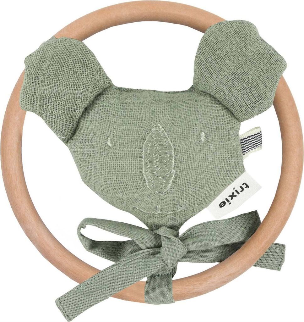 Trixie Rassel Koala - Babyspielzeug Bliss Olive gelb