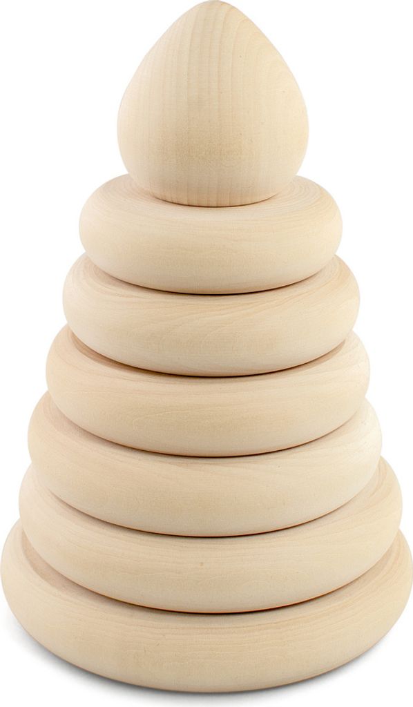 Ulanik Holzpyramide rund Produktbild 