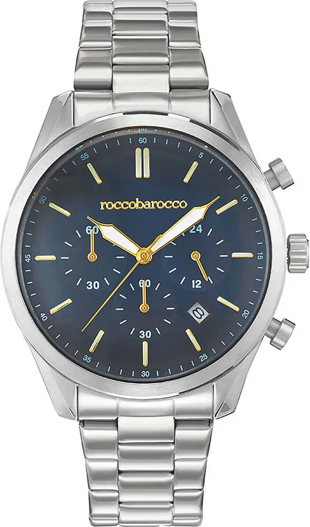 Orologio Uomo RoccoBarocco Urban Argento | Regalo Ideale Cronografo