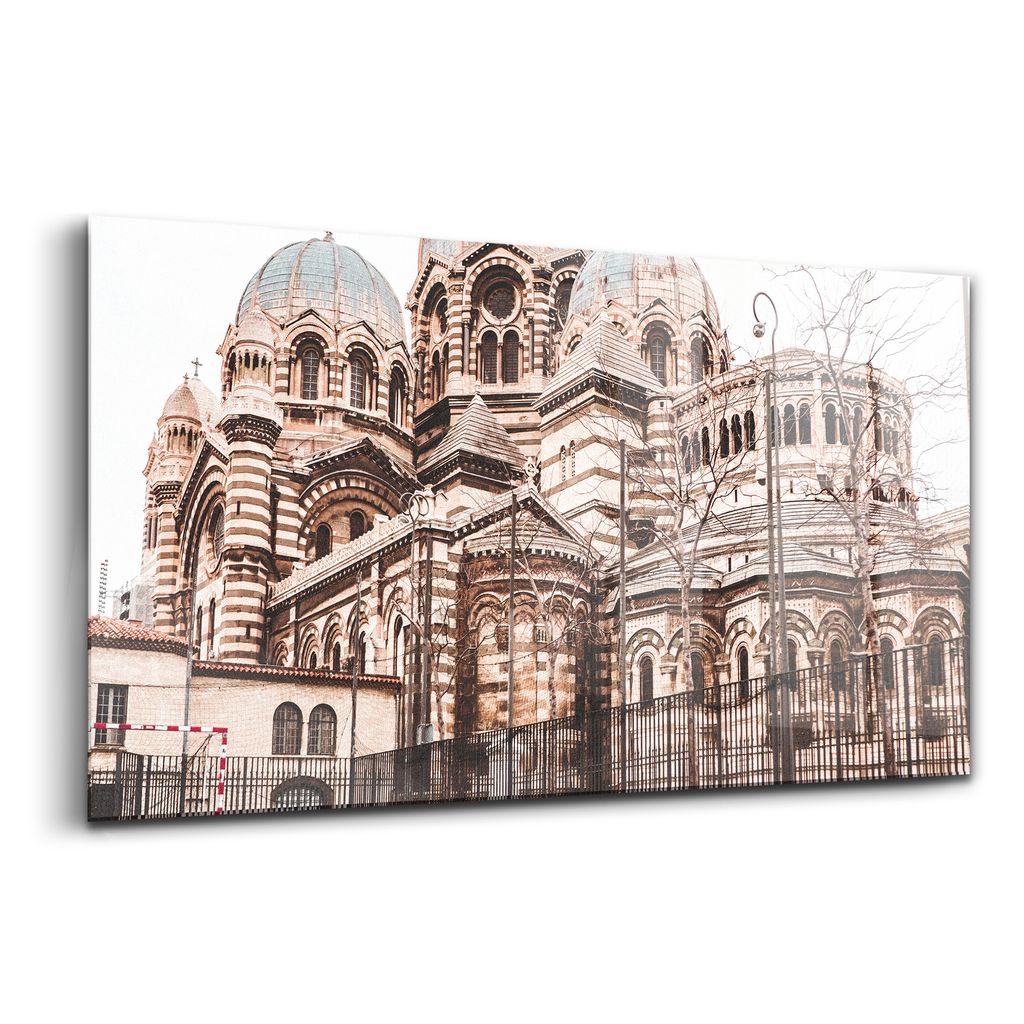 Glasmalerei - dekorative Malerei - moderne Malerei - 140x70 - La Major Kathedrale