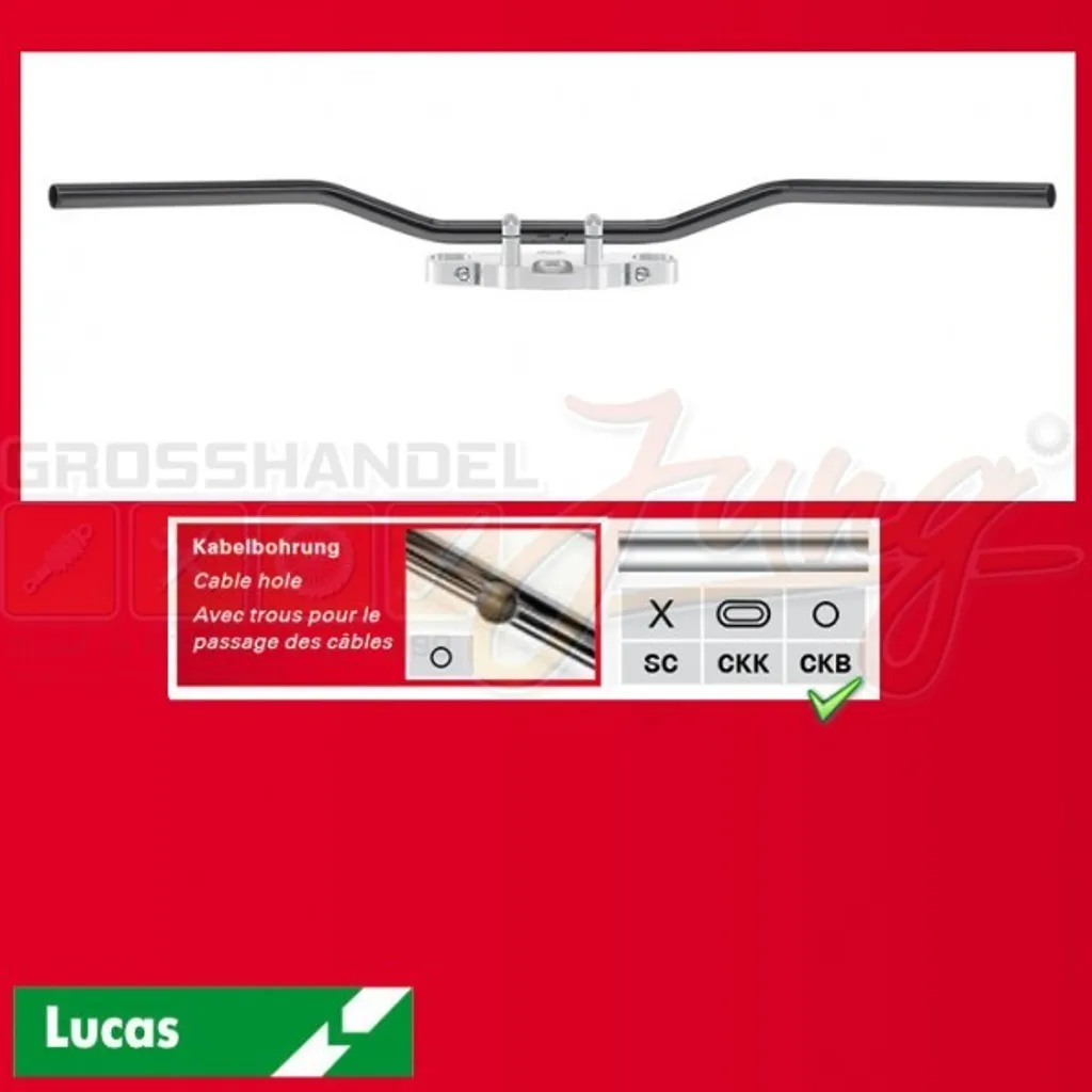Remplacez votre guidon d'origine par le Flyerbar chromé en acier renforcé