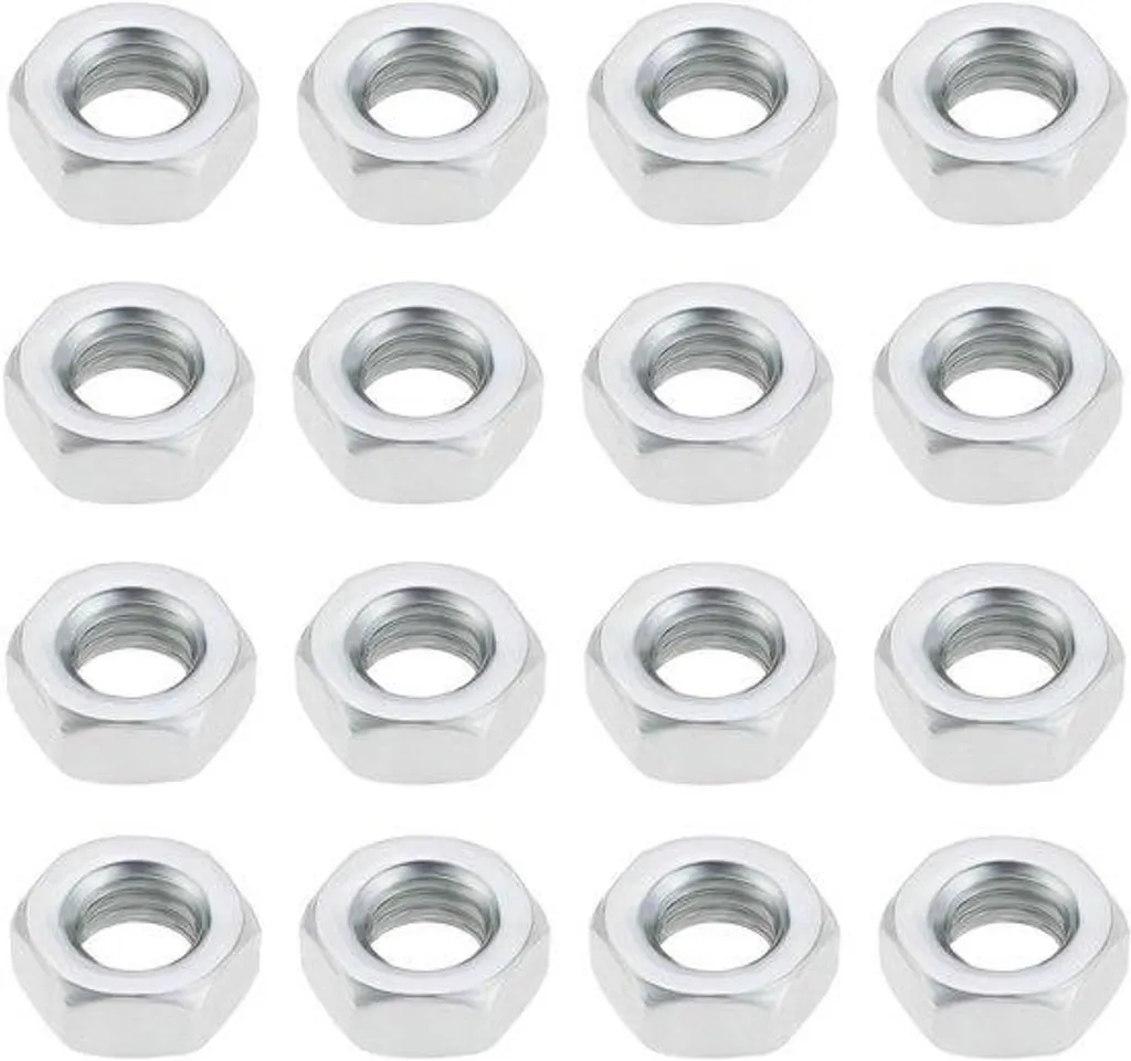Écrou M8 hexagonal zingué 13,5 mm - Haute résistance à la corrosion