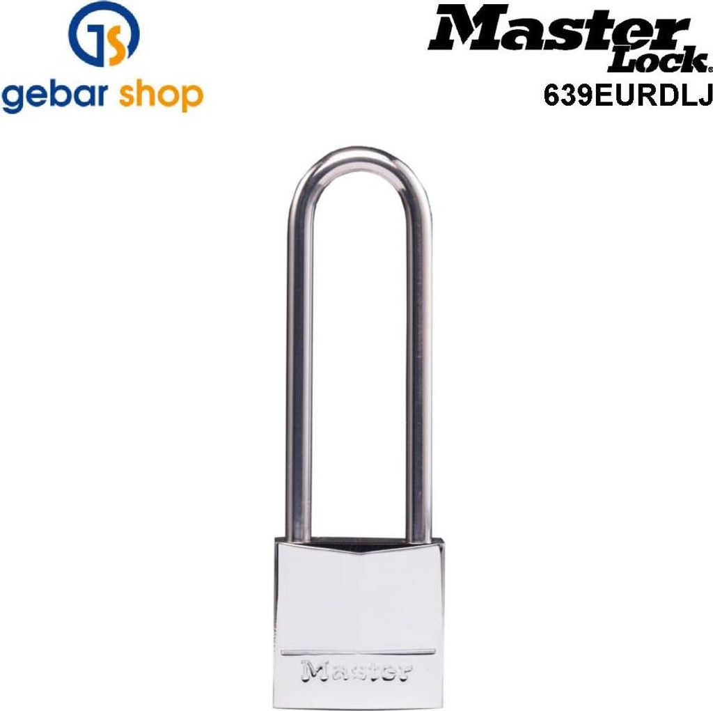 Schloss aus verchromten Messing 30mm Bügel Edelstahl 64mm