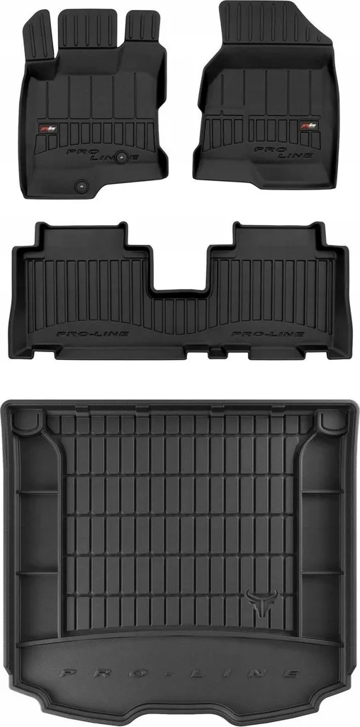 Coppa Spazzole Tergicristallo In Gomma Compatibile Con Opel Antara (2006-2017) - Kit Con 9 Attacchi