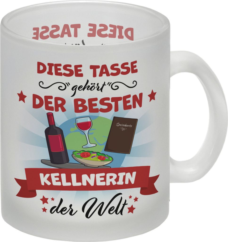Beste Kellnerin der Welt Glas Tasse