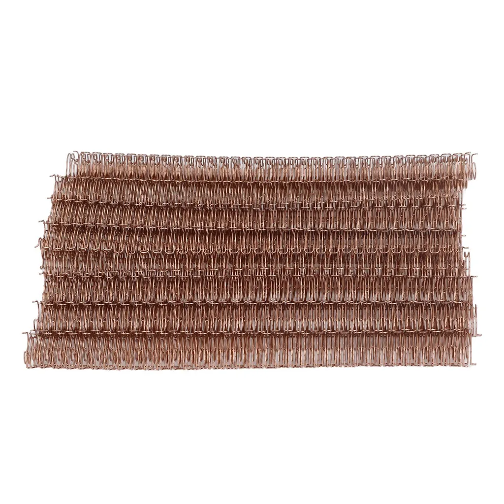 Peignes Anneaux Métalliques Reliure 3:1 Or Rose pour Dossier A4 100 pcs
