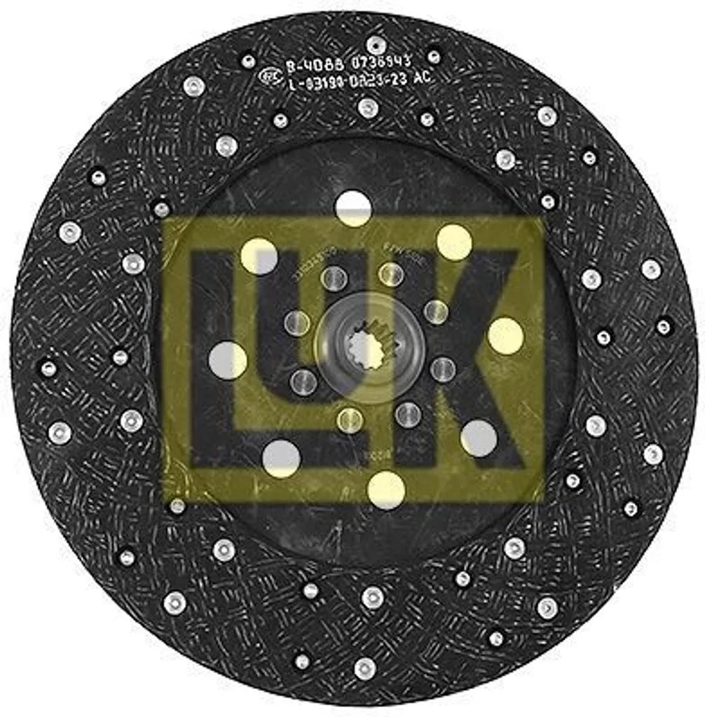 Disque d'embrayage LuK 331 0345 10 de 310 mm avec 13 dents robuste