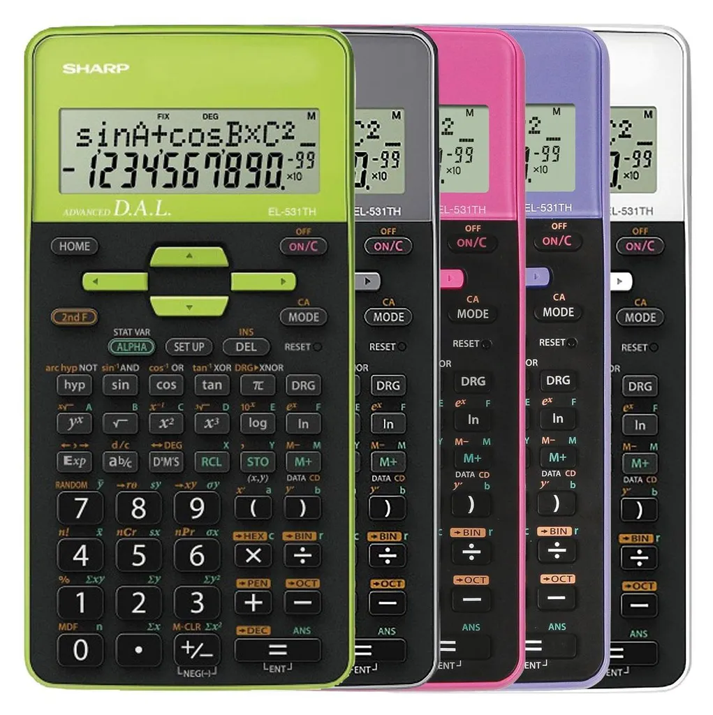 Calculatrice Scientifique Sharp EL531THBGY pour Étudiants en Sciences