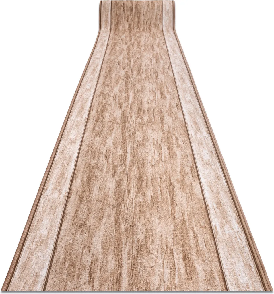 Tapis de couloir beige RAMA 67x260 cm avec dossier caoutchouc