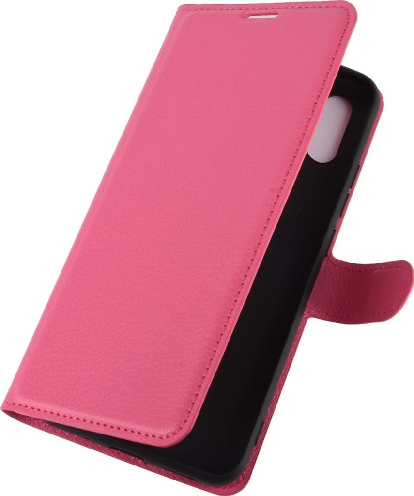 Mobigear Classic Xiaomi Redmi 9A Hülle Klapphülle Geldbörse - Magenta
