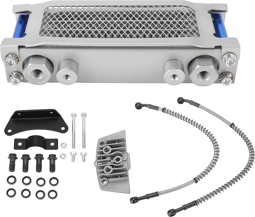 Kit refroidissement d'huile moto pour Monkey 50cc 110cc - Aluminium bleu