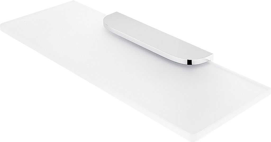 Nimco Nikau - Ablage, Länge 300 mm, Glas matt/Chrom NK 30091B-30-26