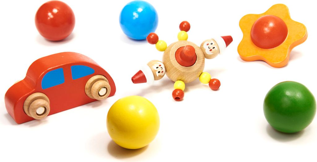 Dřevěná kuličková dráha Montessori XXL Produktbild 5