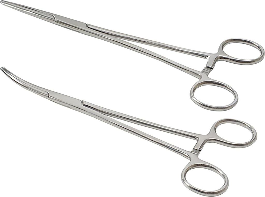 2 Stš¹ck 12.5cm Piercingzange Set, Verriegelungszange fš¹r Ohrstecker und Kugeln, Pinzette aus Edelstahl, S?gezahndesign Klemme Geradem fš¹r ...