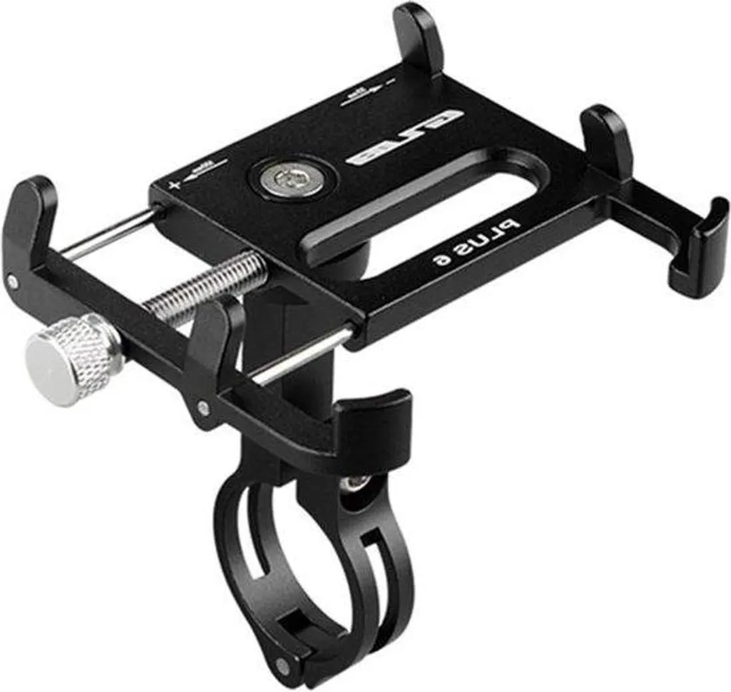 Support téléphone vélo aluminium noir antichoc pour éviter toute chute