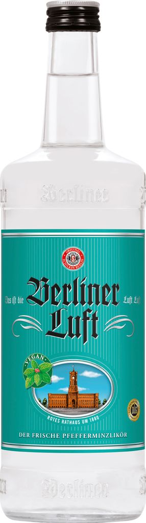 Berliner Luft Pfefferminzlikör 18 % 1 L Produktbild 