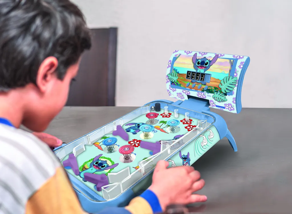 Flipper de table électronique interactif Stitch bleu pour salon - 9
