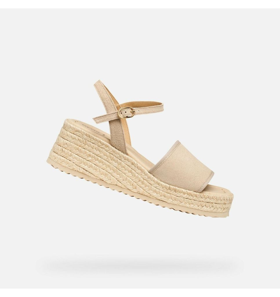 Geox Beige Damensandalen Alemeria 40
