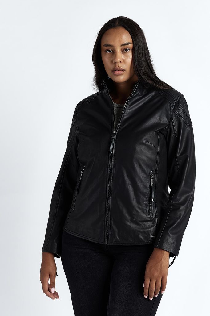 Maze Lederjacke 42021312 Damen black 42