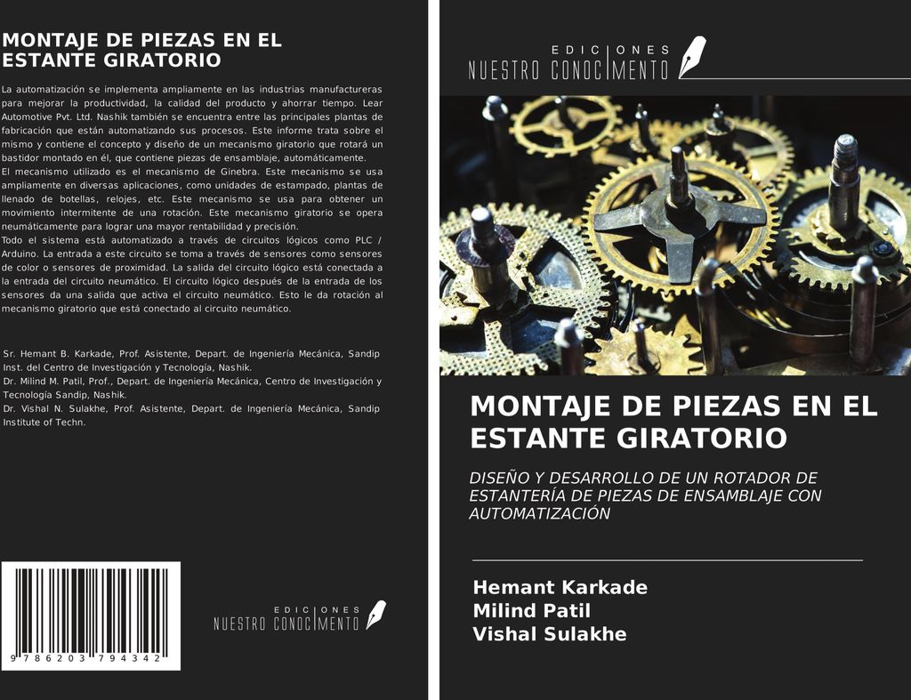 Montaje De Piezas En El Estante Giratorio