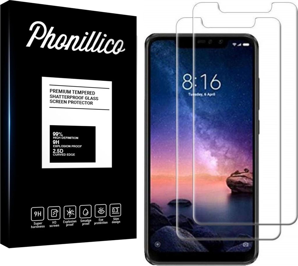 Verre trempé pour Xiaomi REDMI NOTE 6 PRO [2 pièces] Image du produit 