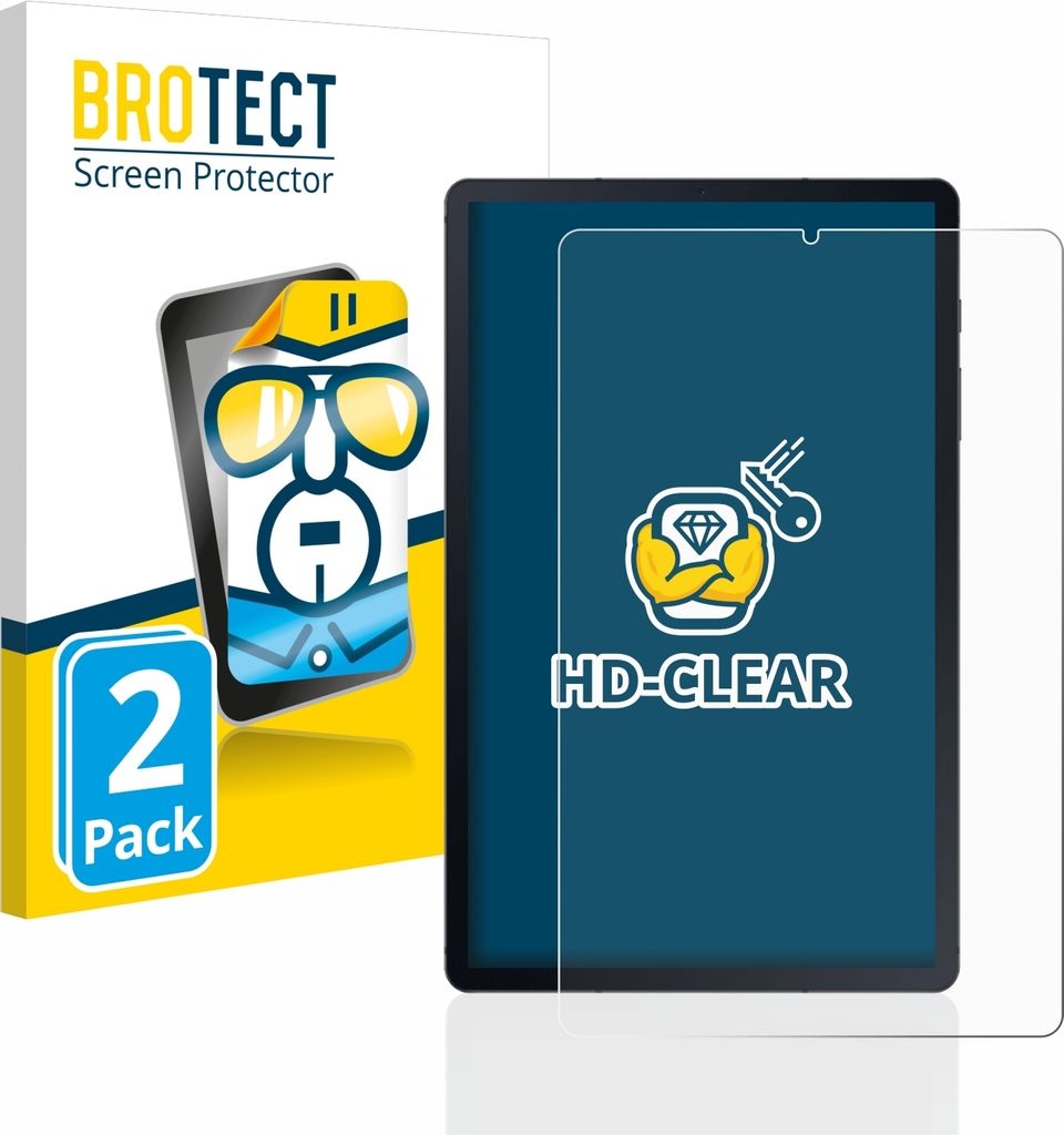 2x Für Samsung Galaxy Tab S6 Lite WiFi 2020 Schutzfolie BROTECT Displayschutz Display Schutz Folie Klar Transparent
