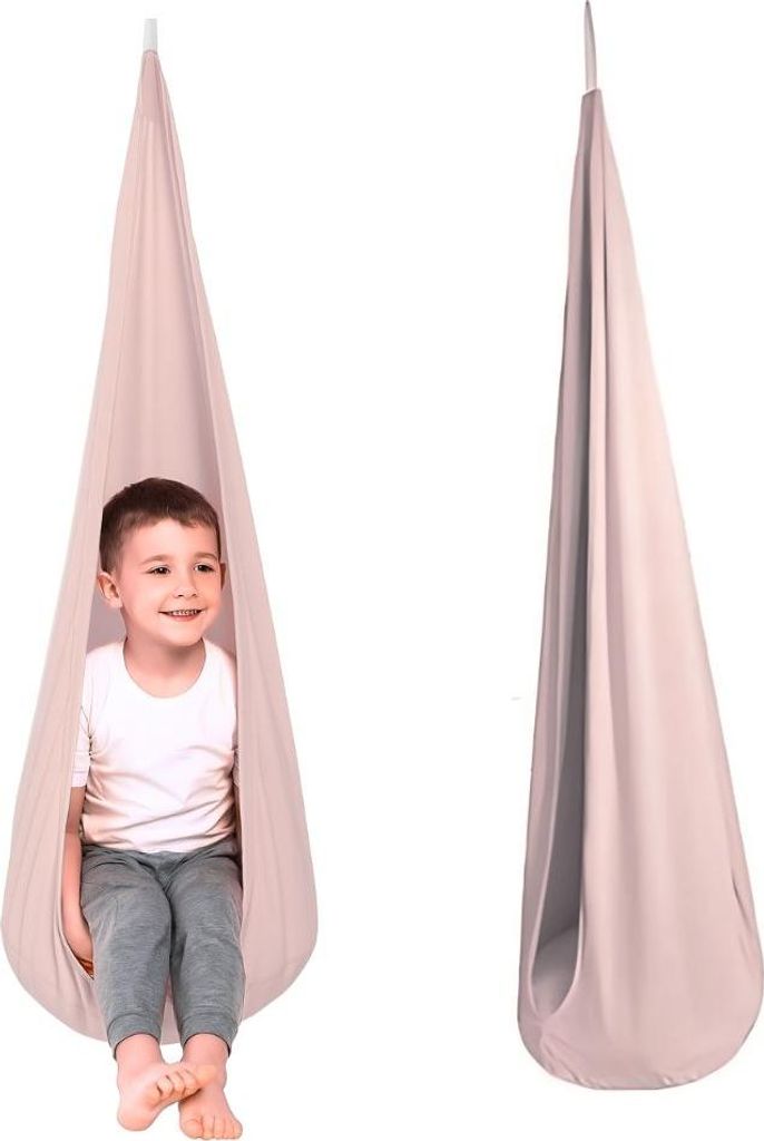 Hängesessel | Hängematte | Schaukel für Kinder Kokon Creme