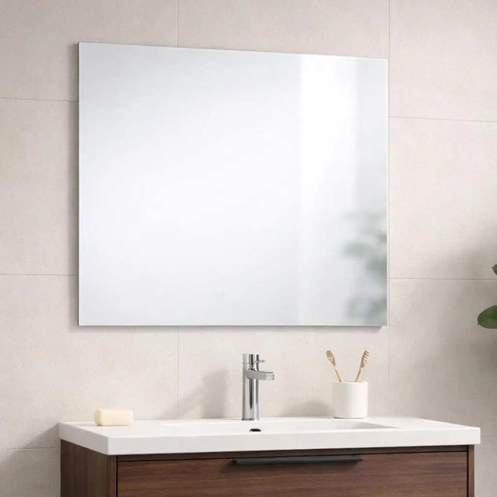 Specchio Bagno 80x70 Reversibile - Montaggio Facile e Veloce