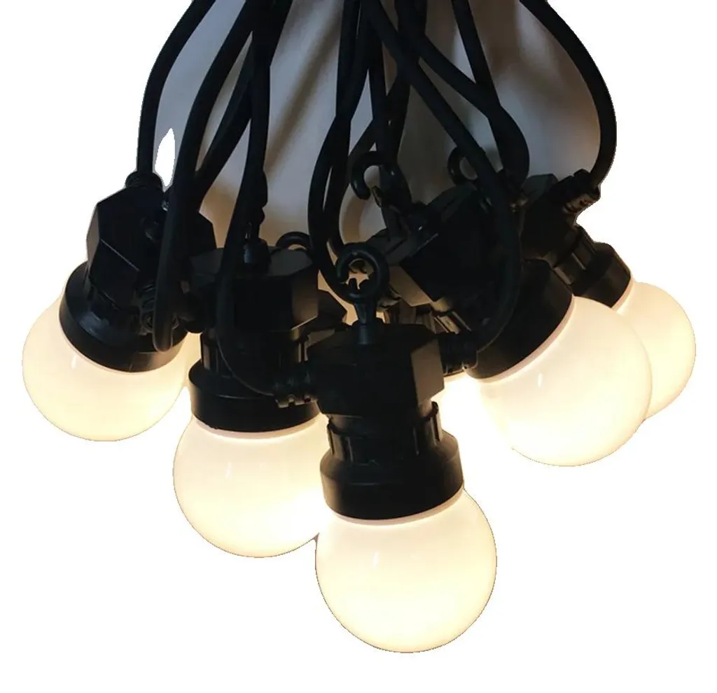 Guirlande lumineuse LED 18m connectable et étanche IP44 blanc laiteux