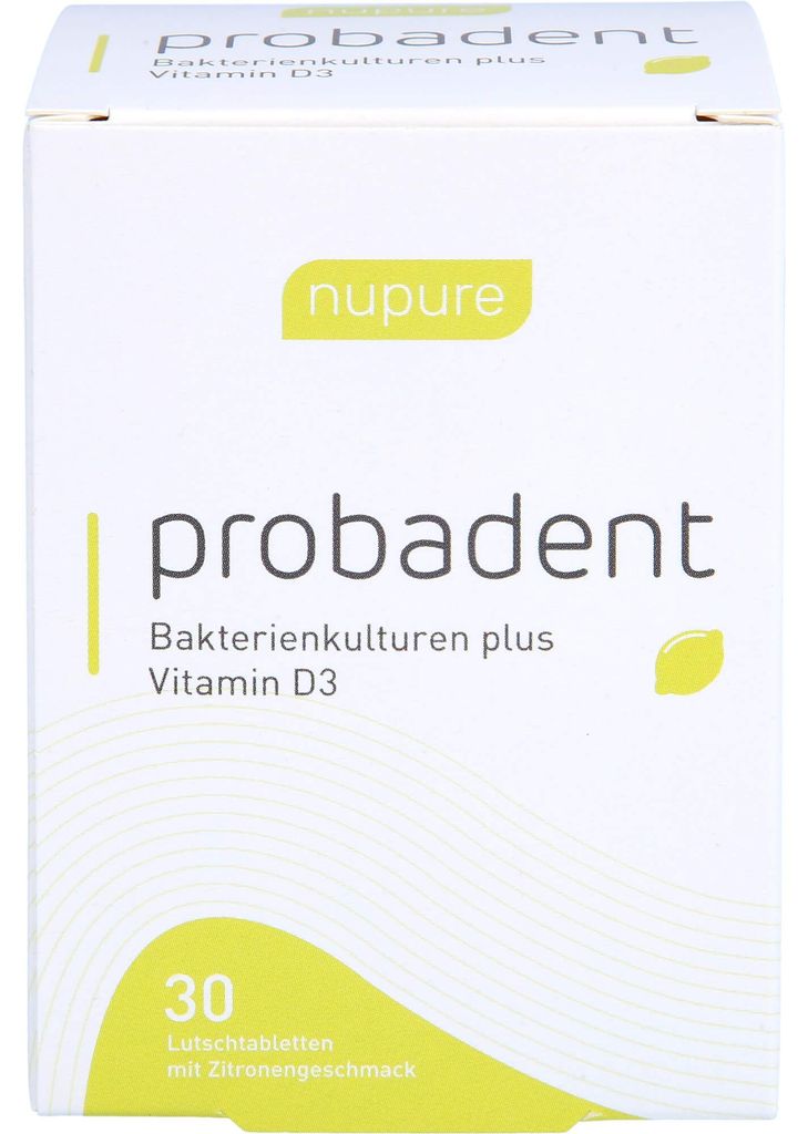Nupure probadent, Behälter, Tablets, 30 Stück(e), Zitrone, Produktbild 