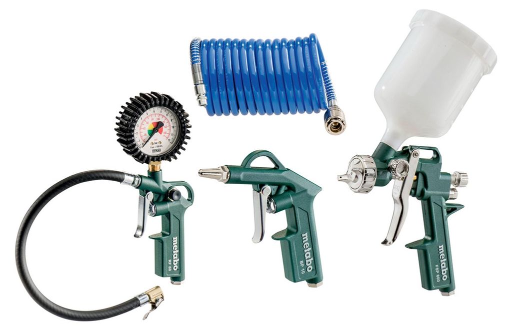 Metabo Druckluft Werkzeugset 4-teilig, Pistolen, Immagine del prodotto 