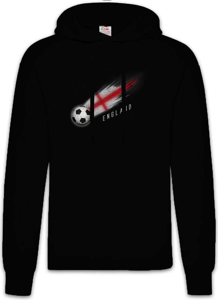 Urban Backwoods England Football Comet I, Herren Hoodie, Farbe: Schwarz, Größe: M