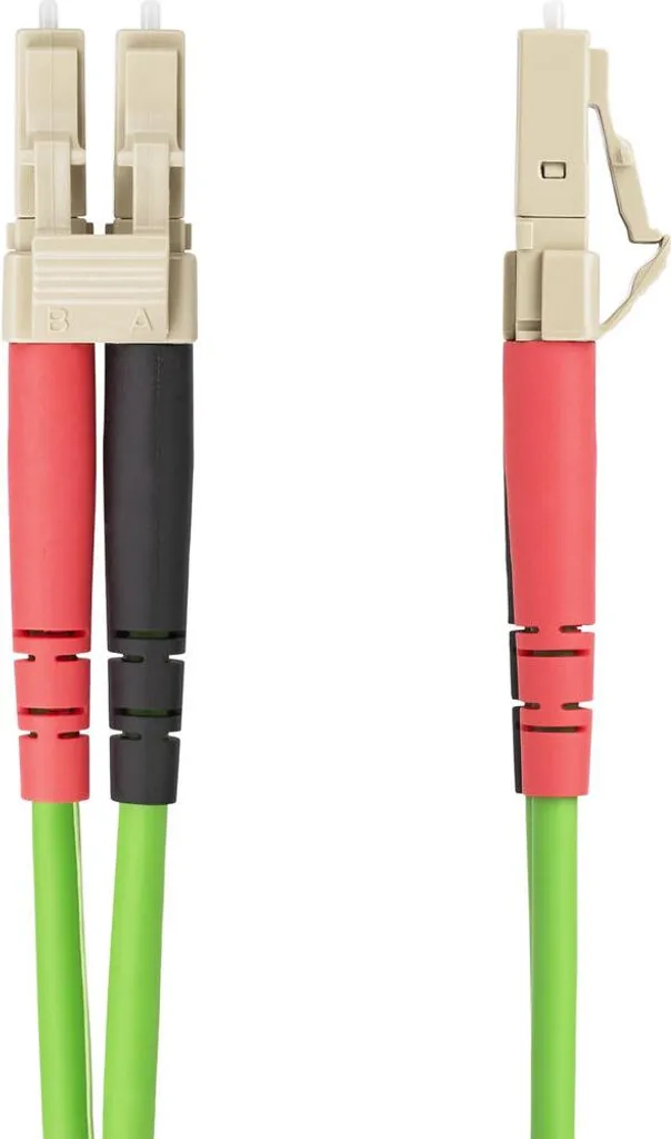 Jarretière optique OM5 LC vers LC 3 mètres vert pour réseau 100Gbe