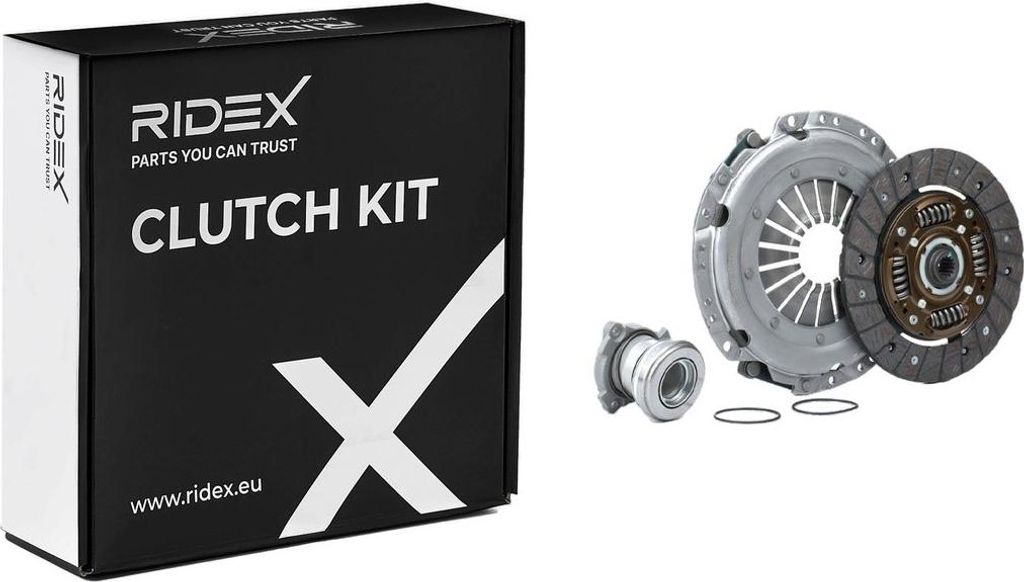 RIDEX Kupplungssatz Kupplung für OPEL ZAFIRA B (A05) Corsa C Schrägheck (X01) Meriva A (X03) Astra H Caravan (A04) Astra H Schrägheck (A04) COMB...