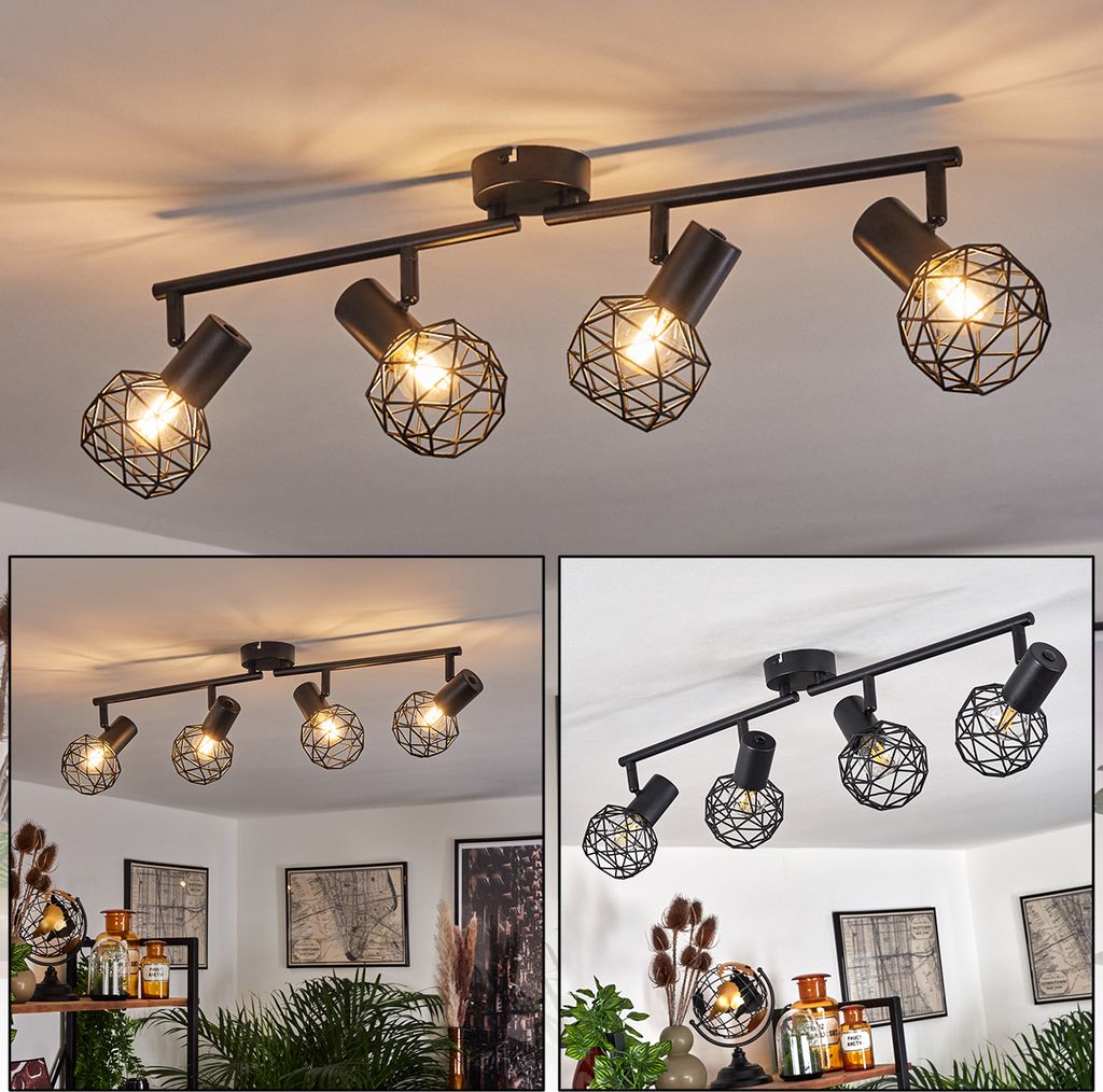 Torano »Torano« Deckenlampe aus Metall in Schwarz Produktbild 