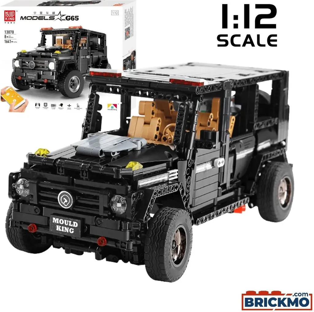 Mould King 13070 G65 Wagen : 4x4 Télécommandé avec Moteurs Puissants