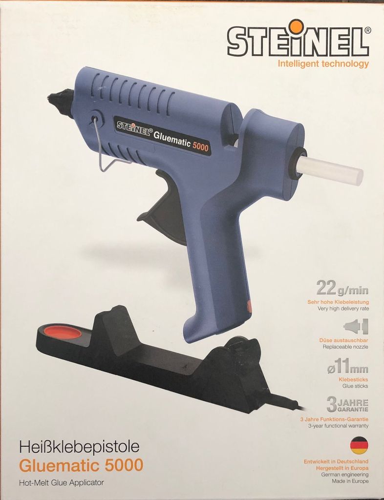 STEINEL Gluematic 5000, Heißklebepistole, Blau, 22 g/min, Produktbild 