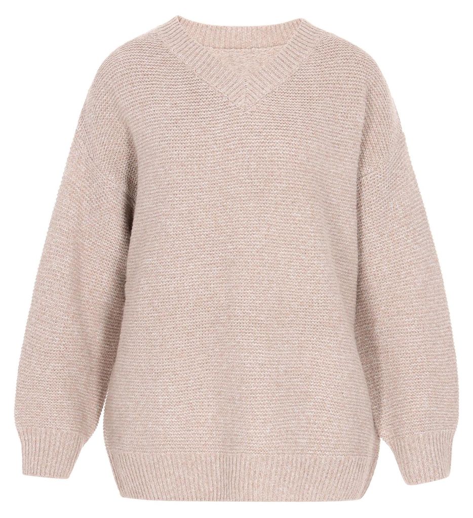 minya damen pullover - beige melange, M/L