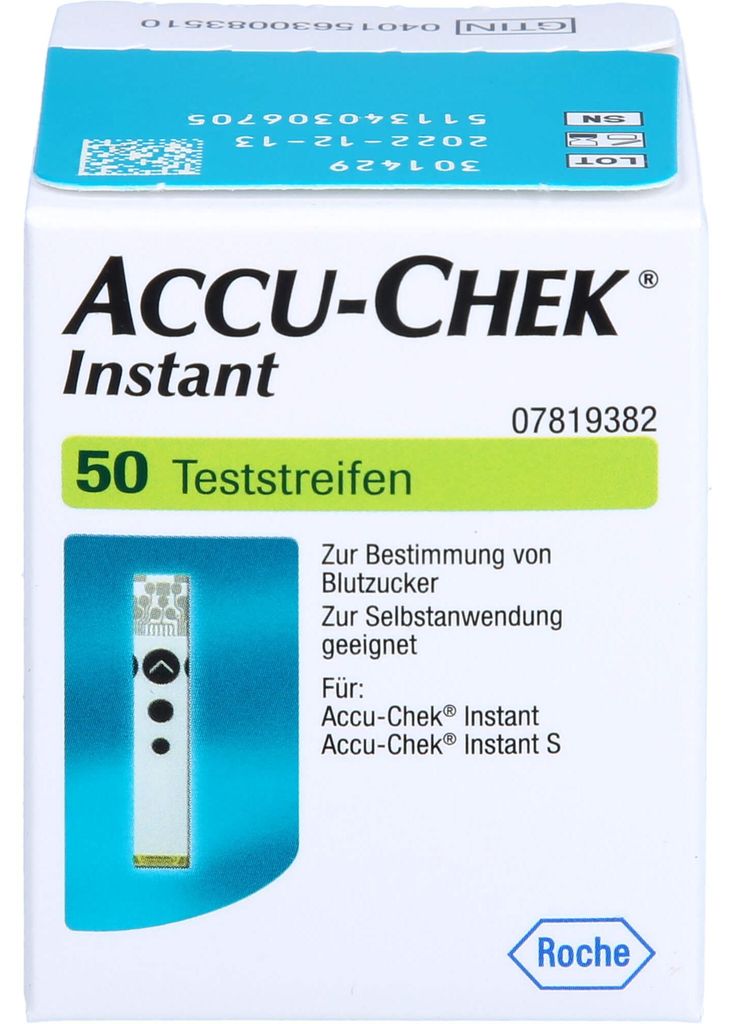 Strisce reattive istantanee Accu-Chek 1X50 pz Immagine del prodotto 