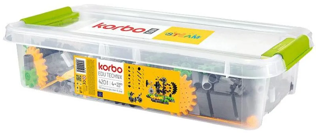 Activités STEM kit Korbo EDU Technix 420 pièces pour écoles et clubs